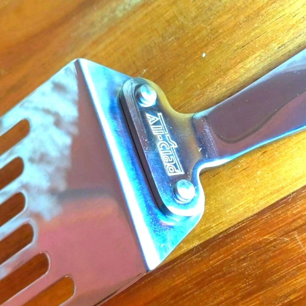 All-Clad - spatula 🔥NWT🔥 stainless steel large slotted Turner. NEVER USED! A+ - Picture 4 of 11